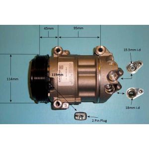 Compressor (AirCon Pump) Fiat Tipo 1.4 Petrol (Oct 2015 to 2023)