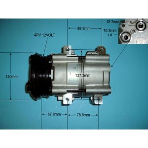 Compressor (AirCon Pump) Ford Scorpio (Altima) 2.9 V6 Petrol (Jan 1995 to Nov 1998)