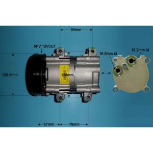 Compressor (AirCon Pump) Ford Escort 1.8 TD Petrol (Feb 1995 to Apr 1997)