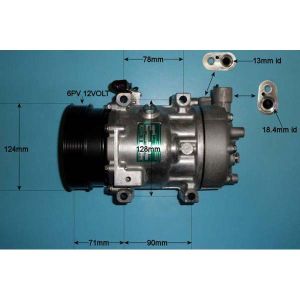Compressor (AirCon Pump) Ford Galaxy (95-06) 2.3 Petrol (Sep 2002 to May 2006)