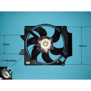 Condenser Cooling Fan Ford Transit / Transit Torneo -2014 2.4 TD Diesel (Jan 2000 to Aug 2003)