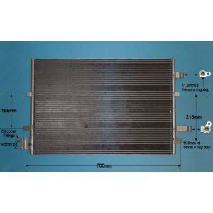 Condenser (AirCon Radiator) Ford Mondeo MK3 (00-06) 2.0 16v Petrol Automatic (Sep 2002 to Aug 2007)
