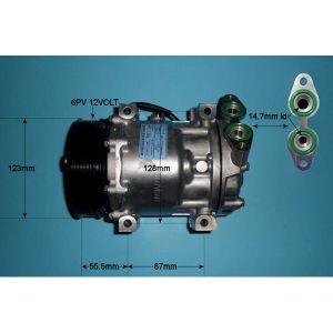 Compressor (AirCon Pump) Ford Focus C Max 1.6 TDCI Diesel (Oct 2003 to Mar 2008)