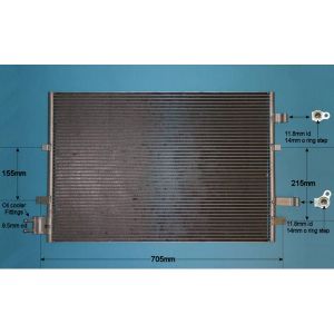 Condenser (AirCon Radiator) Ford Mondeo MK3 (00-06) 2.0 Tdci Diesel Automatic (Oct 2002 to Aug 2007)