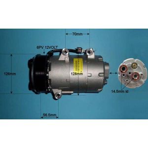 Compressor (AirCon Pump) Ford Focus 2 1.8 TDCI Diesel (Oct 2008 to Sep 2012)