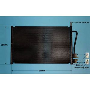 Condenser (AirCon Radiator) Ford Fusion 1.6 16v Petrol (Apr 2002 to Jan 2006)