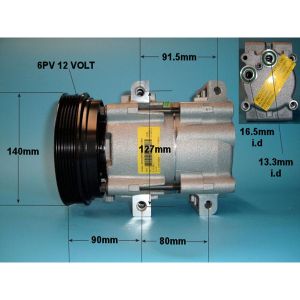 Compressor (AirCon Pump) Ford Puma 1.6 Zetec Petrol (Jul 1997 to Apr 2002)