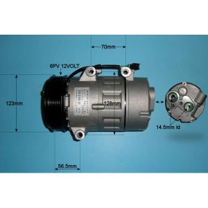 Compressor (AirCon Pump) Ford C-Max 2.0 TDCI Diesel (Feb 2007 to Dec 2010)