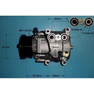 Compressor (AirCon Pump) Ford Mondeo MK3 (00-06) 1.8 Sfi Petrol Manual (Sep 2002 to Aug 2007)
