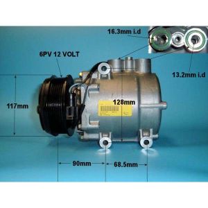 Compressor (AirCon Pump) Ford Mondeo MK3 (00-06) 2.5 Sfi Petrol Manual (Sep 2002 to Aug 2007)