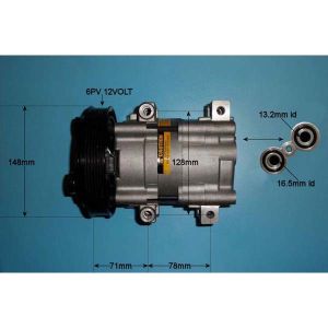 Compressor (AirCon Pump) Ford KA 1.3 Petrol (Sep 1996 to Oct 1999)