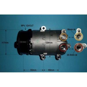 Compressor (AirCon Pump) Ford Mondeo MK4 (07-15) 2.0 16v Petrol (Jul 2009 to 2023)