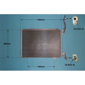 Condenser (AirCon Radiator) Ford Fiesta Van 1.6 TDCi Diesel (Nov 2012 to May 2014)