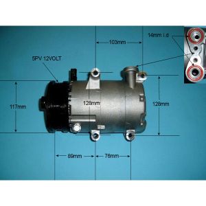 Compressor (AirCon Pump) Ford Focus 2 2.0 16v CABRIOLET Petrol (Jul 2006 to Oct 2008)