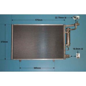 Condenser (AirCon Radiator) Ford Fiesta 08- 1.25 Petrol (Sep 2012 to Feb 2013)