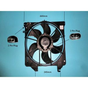 Radiator Cooling Fan Ford Transit Connect/Grand Connect 1.8 TDCI Diesel (Feb 2007 to Dec 2013)
