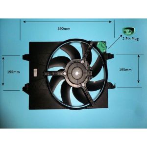 Radiator Cooling Fan Ford Fiesta 02-07 1.4 16v Petrol (Nov 2001 to Oct 2006)