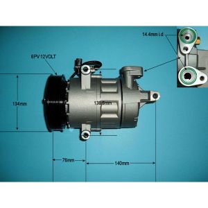 Compressor (AirCon Pump) Ford Transit / Transit Torneo -2014 2.2 D MK7 FWD Diesel (Jul 2006 to Oct 2007)