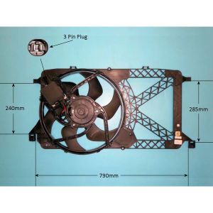 Radiator Cooling Fan Ford Transit / Transit Torneo -2014 2.2 D MK7 FWD Diesel (Nov 2011 to Aug 2014)