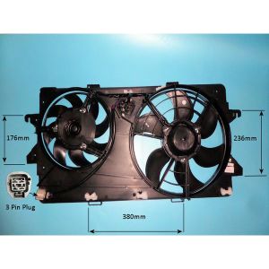 Radiator Cooling Fan Ford Transit / Transit Torneo -2014 2.4 TD Diesel (Jan 2000 to Aug 2003)