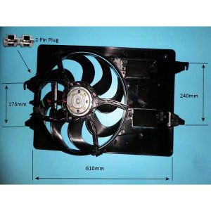 Radiator Cooling Fan Ford Mondeo MK3 (00-06) 2.2 Tdci Diesel Manual (Aug 2004 to Aug 2007)