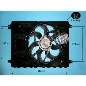 Radiator Cooling Fan Ford Mondeo MK4 (07-15) 2.0 16V Petrol (Jul 2009 to 2025)