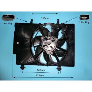 Radiator Cooling Fan Ford B-Max 1.6 TDCi Diesel (Nov 2013 to 2025)
