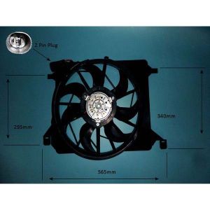 Radiator Cooling Fan Ford Focus 2 2.0 TDCI Diesel (Oct 2008 to Sep 2012)