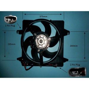 Radiator Cooling Fan Ford Street KA 1.6 Petrol (Mar 2003 to Jul 2005)