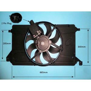 Radiator Cooling Fan Ford Focus 2 1.6 16v CABRIOLET Petrol (Jul 2006 to Oct 2008)