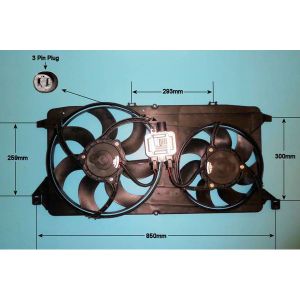 Radiator Cooling Fan Ford Transit / Transit Torneo -2014 2.2 D MK7 FWD Diesel (Mar 2009 to Oct 2011)