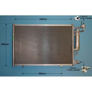 Condenser (AirCon Radiator) Ford Fiesta 08- 1.4 TDCi Diesel (Oct 2011 to Aug 2012)