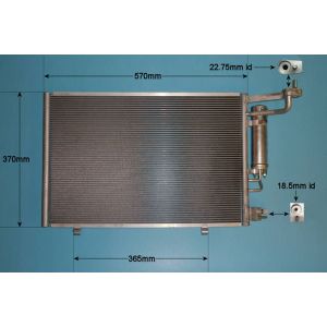 Condenser (AirCon Radiator) Ford Fiesta 08- 1.6 Petrol (Aug 2012 to Mar 2013)