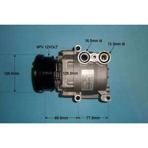 Compressor (AirCon Pump) Ford Fiesta Van 1.25 Petrol (Jan 2009 to Jun 2011)