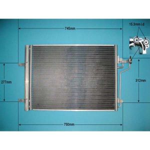 Condenser (AirCon Radiator) Ford Focus 3 1.6 Flexifuel Petrol (Jul 2013 to Sep 2014)