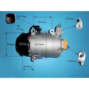 Compressor (AirCon Pump) Ford Focus 3 2.0 TDCi Diesel (Sep 2014 to 2023)