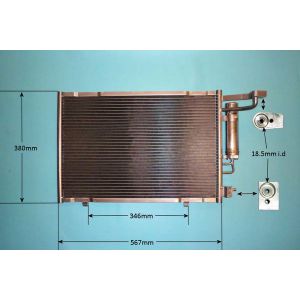 Condenser (AirCon Radiator) Ford Fiesta 08- 1.4 Petrol (Feb 2013 to Aug 2016)