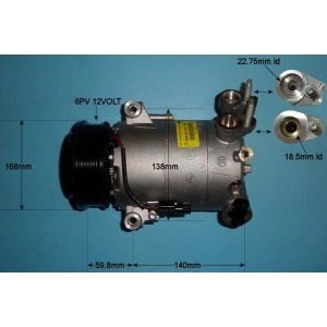 Compressor (AirCon Pump) Ford Focus 3 1.0 EcoBoost Petrol Automatic (Feb 2012 to Oct 2014)