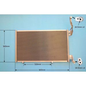 Condenser (AirCon Radiator) Ford Fiesta 08- 1.6 ST Petrol (Mar 2013 to May 2014)