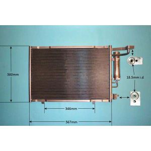 Condenser (AirCon Radiator) Ford KA Plus 1.2 Petrol (Jun 2016 to 2023)