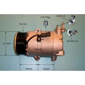 Compressor (AirCon Pump) Ford Transit V363 13- 2.2 TDCi RWD Diesel Automatic (Aug 2013 to 2023)