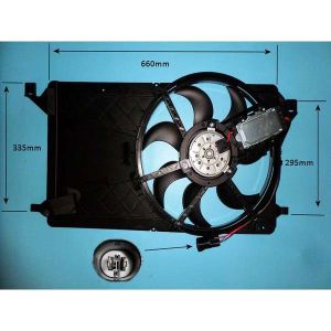 Radiator Cooling Fan Ford Focus 2 1.4 16v Petrol (Oct 2008 to Sep 2012)