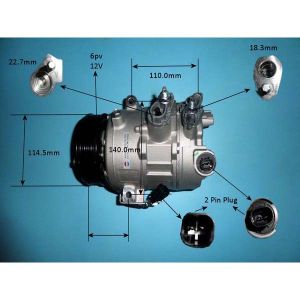 Compressor (AirCon Pump) Ford Mondeo MK5 (10/2014-) 1.5 EcoBoost Petrol (Sep 2004 to 2023)