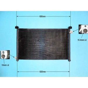 Condenser (AirCon Radiator) Honda Accord MK6 Coupe (98-) 2.0 16V Petrol (Feb 1998 to Jun 2003)