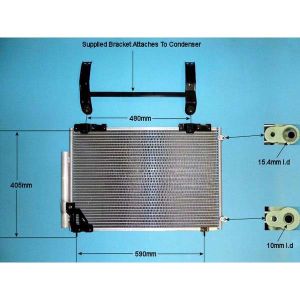 Condenser (AirCon Radiator) Honda Stream 2.0 16V Petrol (Apr 2001 to 2025)