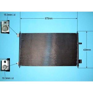 Condenser (AirCon Radiator) Honda Accord MK7 Saloon (03-) 2.4 Petrol (Feb 2003 to Dec 2008)