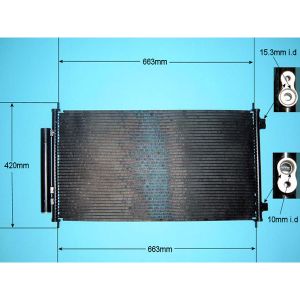 Condenser (AirCon Radiator) Honda CRV 2.2 D-TEC Diesel (Nov 2006 to Dec 2011)