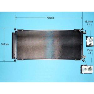 Condenser (AirCon Radiator) Honda Jazz 1.2 Petrol (Sep 2003 to Dec 2008)