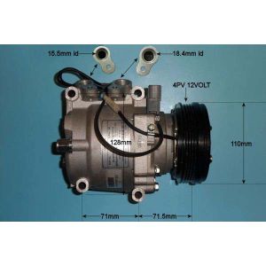 Compressor (AirCon Pump) Honda Hrv 1.6 Petrol (Jan 1998 to 2023)