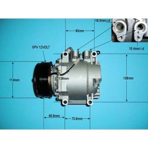 Compressor (AirCon Pump) Honda Jazz 1.3 Petrol (Jan 2002 to Sep 2003)